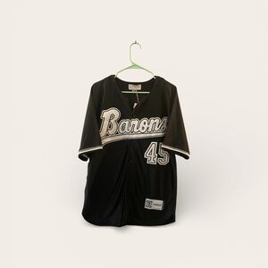 Jordan Barons Black Baseball Jersey for Men